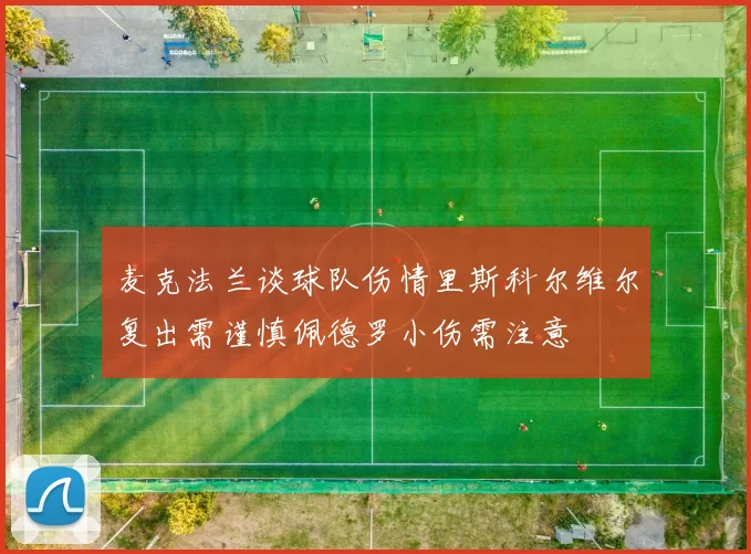 麦克法兰谈球队伤情里斯科尔维尔复出需谨慎佩德罗小伤需注意